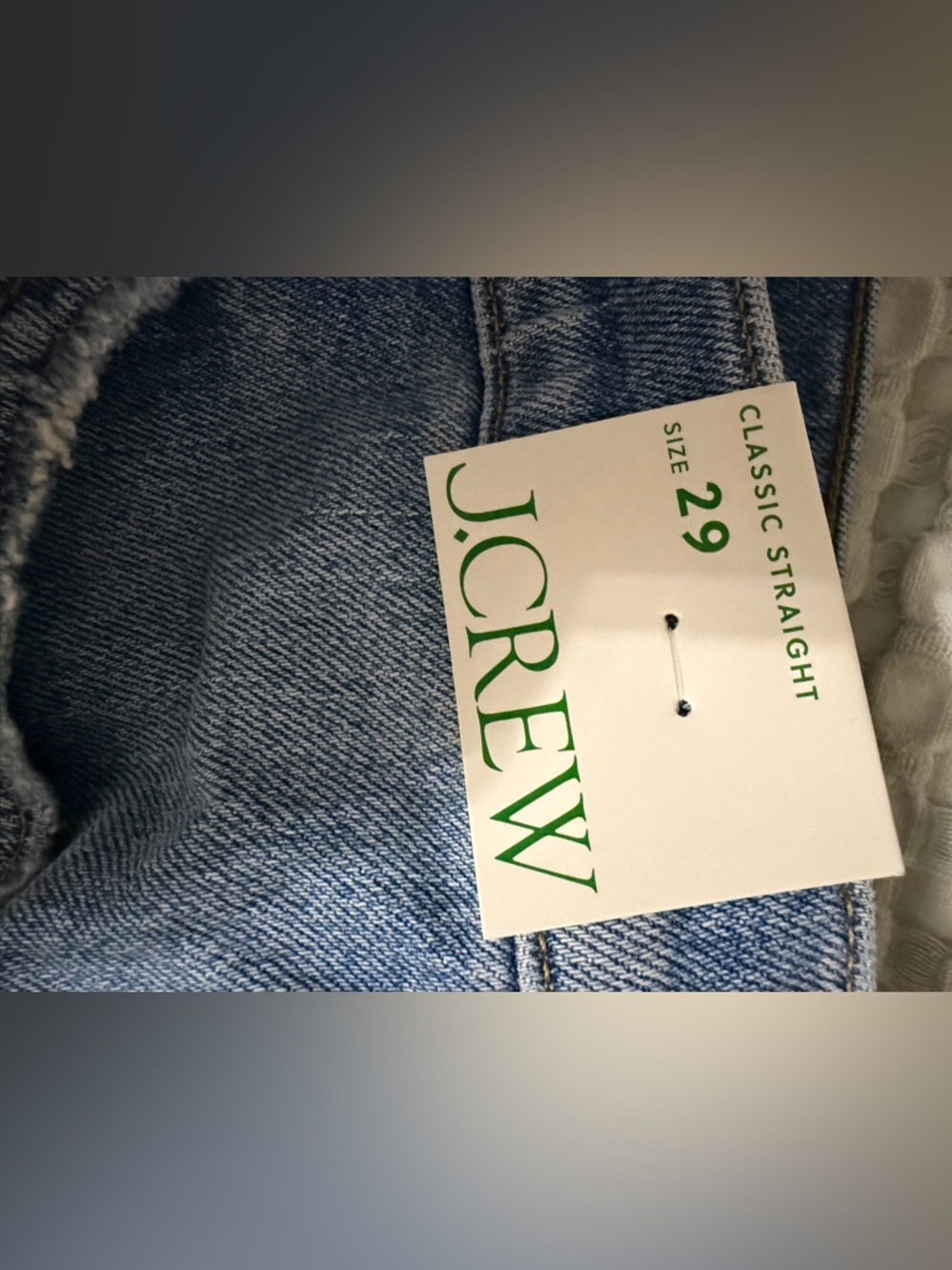 J. Crew Women's Light Blue Classic Straight Jeans - Picture 4 of 4